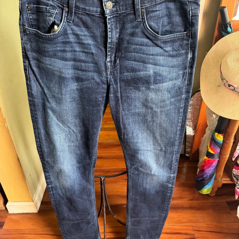 7 FOR ALL MANKIND PAXTYN JEANS NW STRETCH STRAIGHT  SZ 34